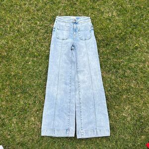 Lauren Conrad flare straight leg jeans womens size 2